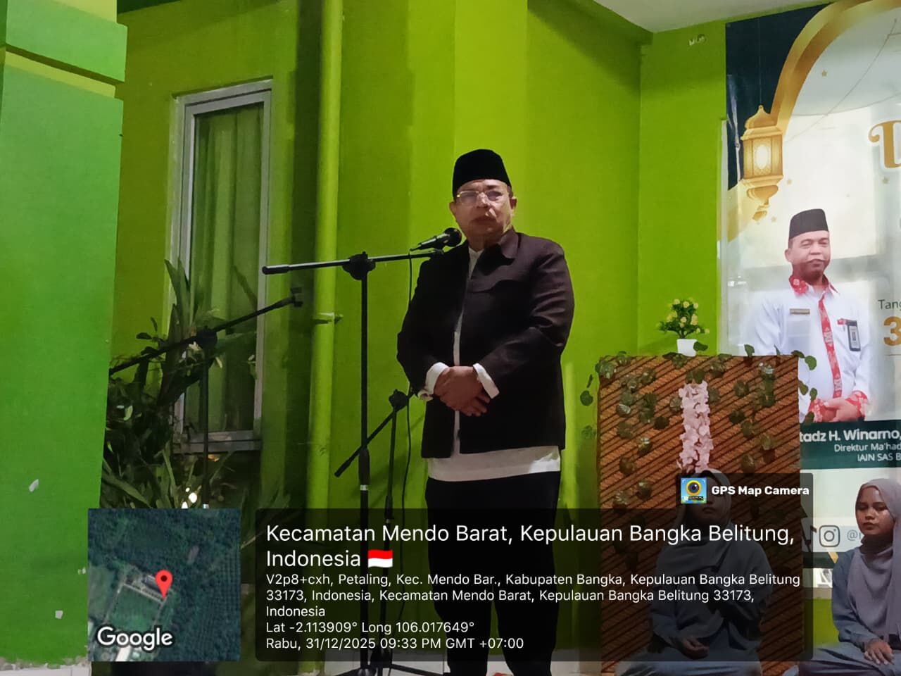 Hadiri Dzikir Akbar Ma'had Al-Jami'ah, Ini Pesan Wakil Rektor 1 IAIN SAS Bangka Belitung