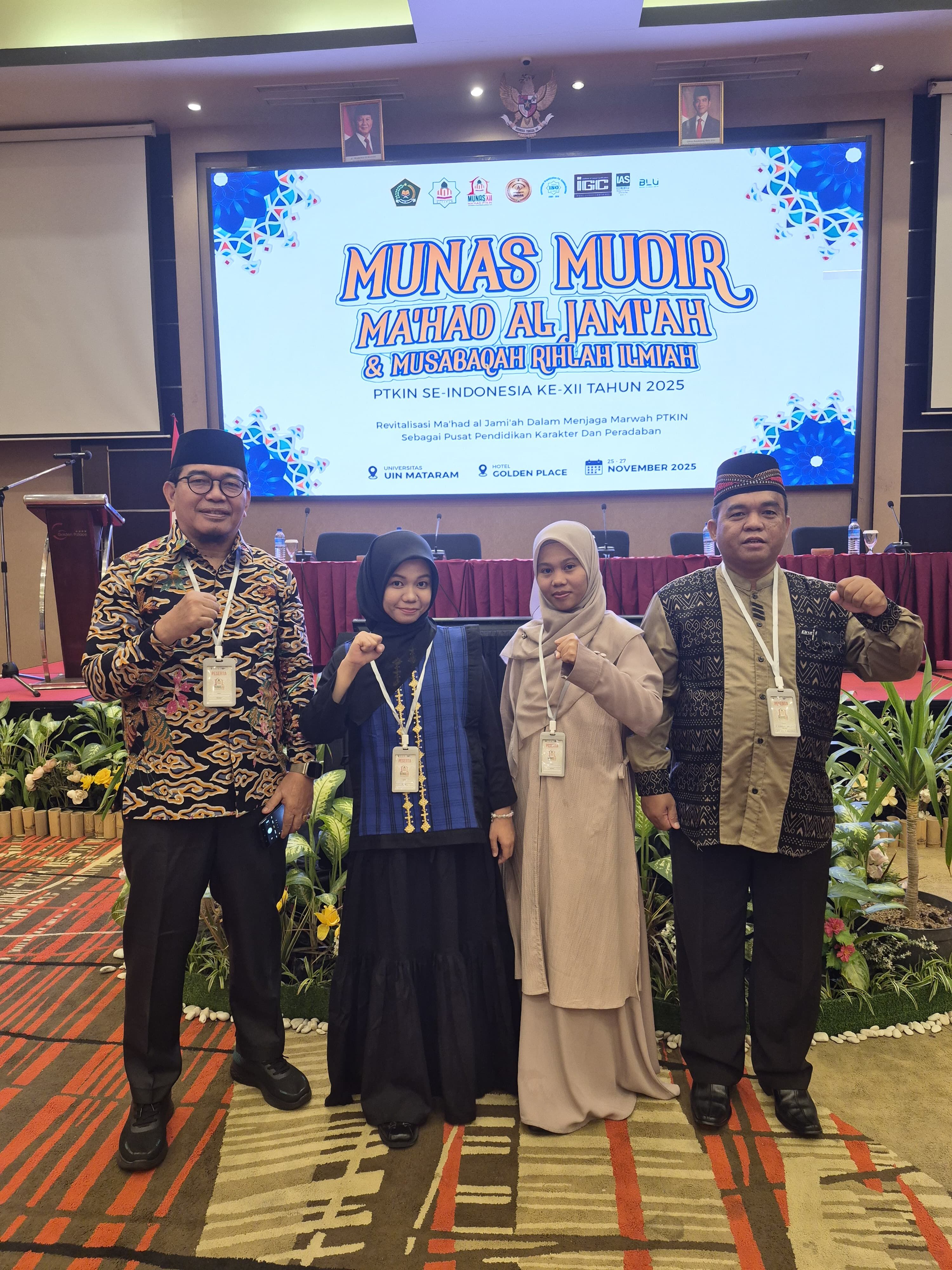 Revitalisasi Ma’had Al-Jami'ah PTKIN se-Indonesia, Pengelola  Ma’had Al-Jami'ah IAIN SAS Bangka Belitung ikuti Munas ke-XII PTKIN se-Indonesia di UIN Mataram