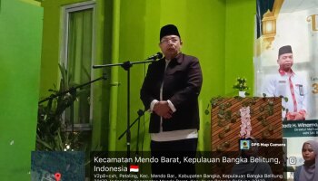 Hadiri Dzikir Akbar Ma'had Al-Jami'ah, Ini Pesan Wakil Rektor 1 IAIN SAS Bangka Belitung